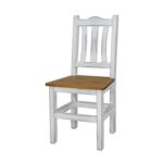 biela starožitná stolička